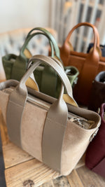 Afbeelding in Gallery-weergave laden, Tas: leder+ suède/ LIA
