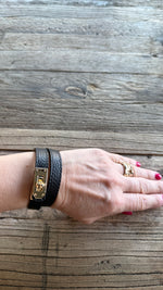 Afbeelding in Gallery-weergave laden, Armband/ leder/ MILA
