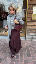 Afbeelding in Gallery-weergave laden, Trui streep/ MILLE/ grijs
