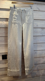 Afbeelding in Gallery-weergave laden, Jeans breed met omslag/ ALINE
