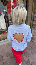 Afbeelding in Gallery-weergave laden, Hemd hart/ blauw/ GEMMA
