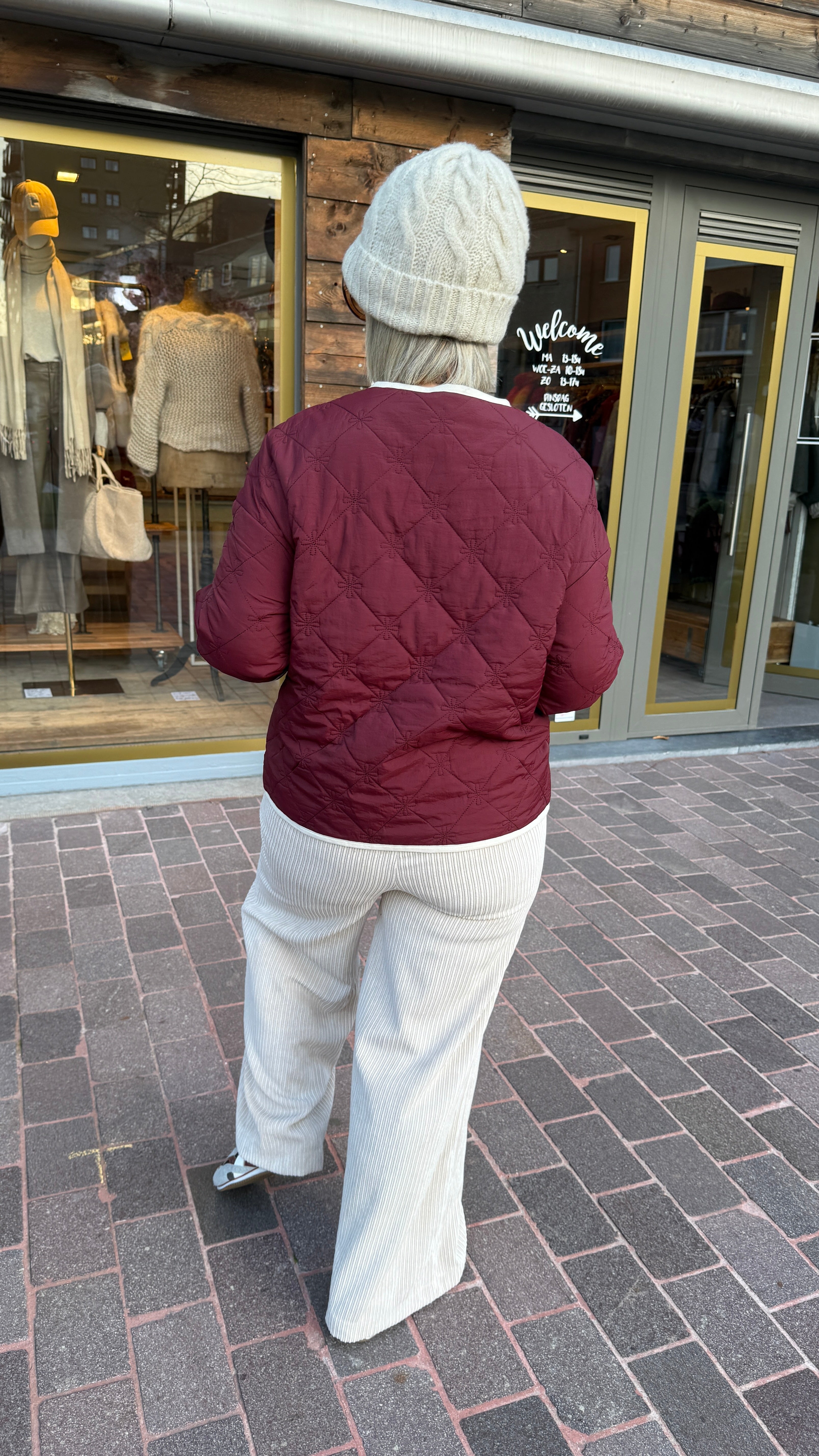 Doorstikte jas/KARLIJN