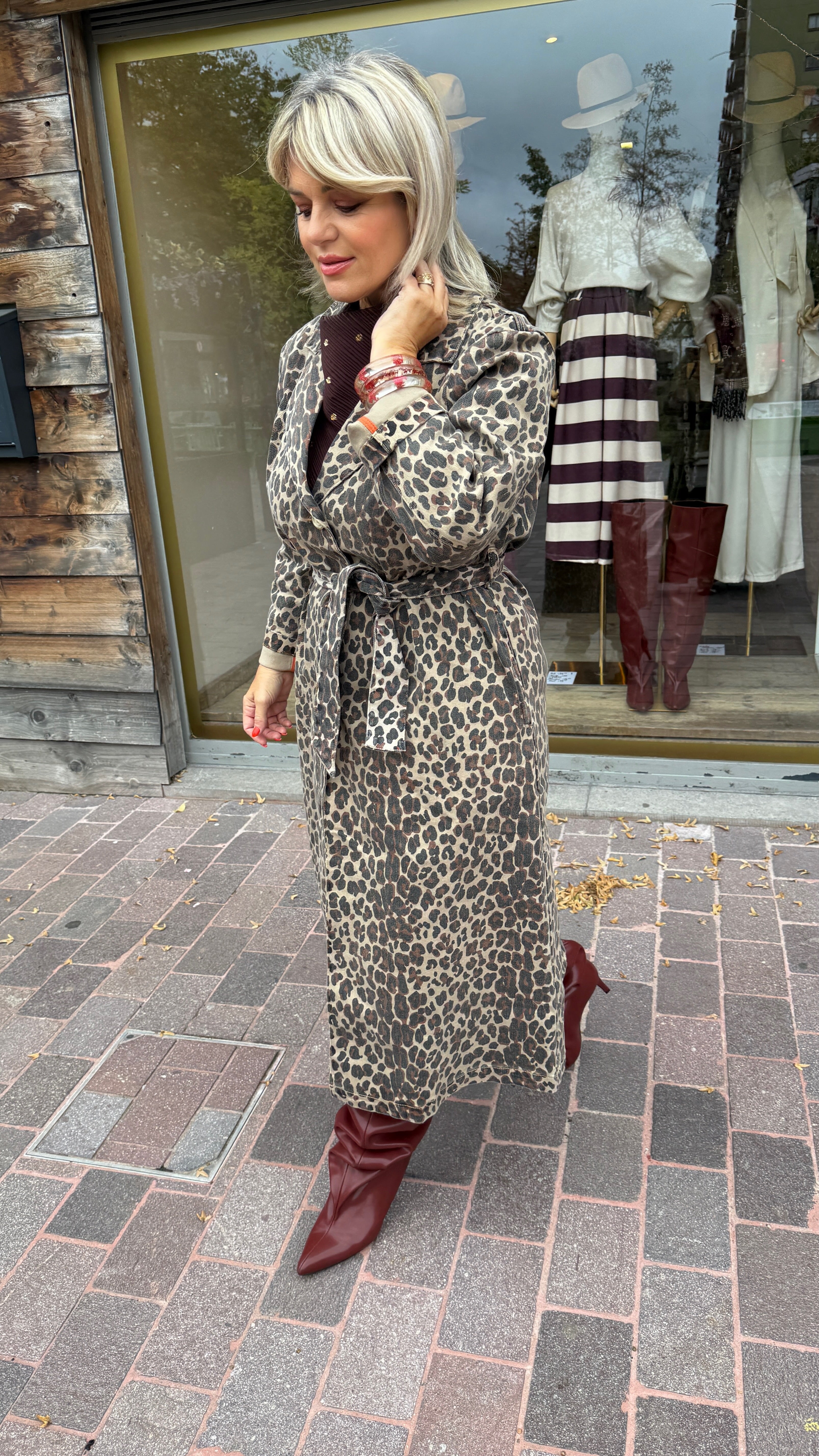 Trenchcoat/ leopard/ NFD