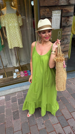 Afbeelding in Gallery-weergave laden, Beach jurk/SAN ANTONI/ groen
