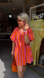 Afbeelding in Gallery-weergave laden, Jurk/popeline/pofmouw/COLETTE

