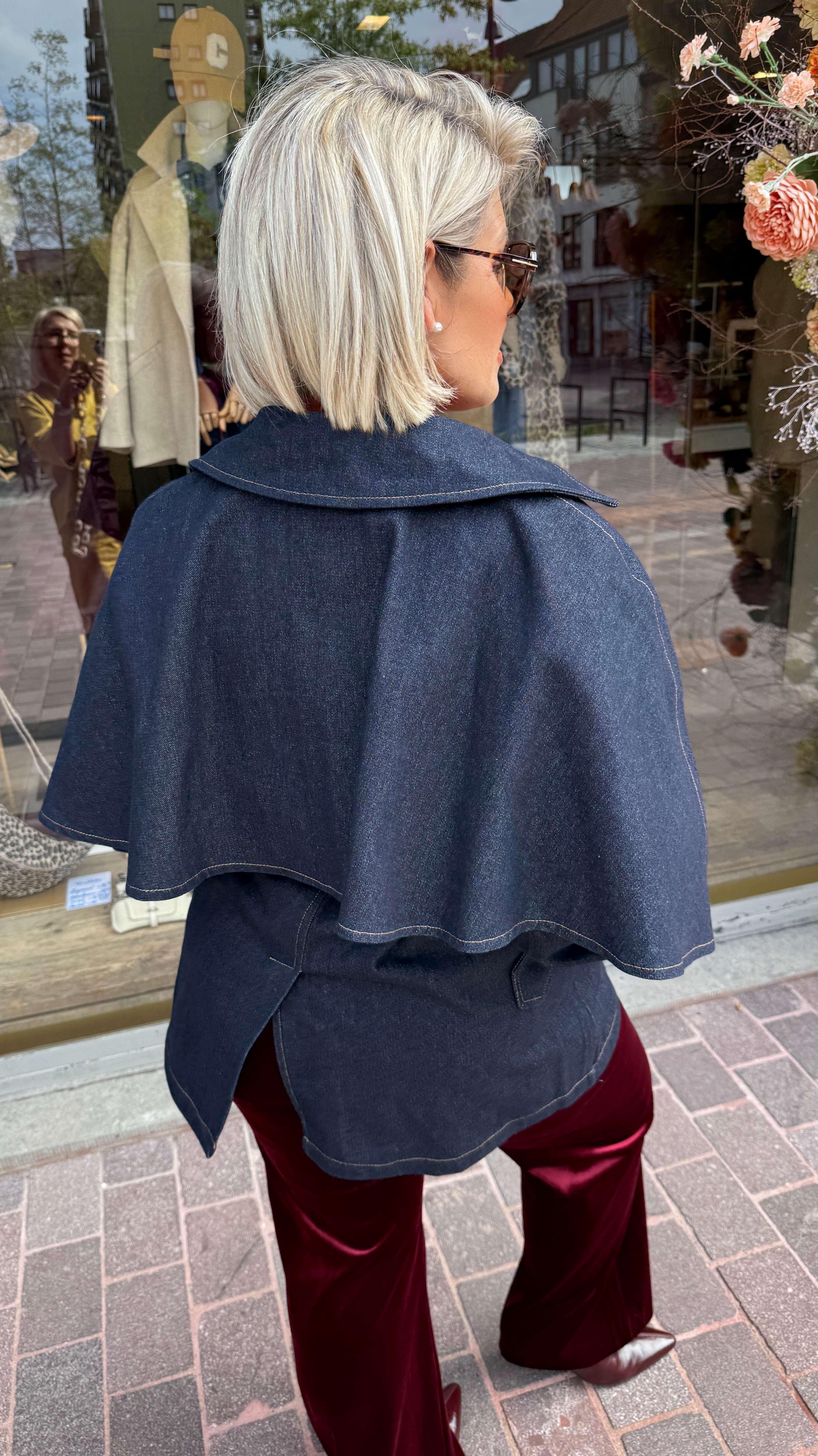 Trenchcoat jeans/kort/ HARVEY