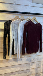 Afbeelding in Gallery-weergave laden, Truitje kant/MAXIME
