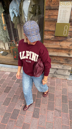 Afbeelding in Gallery-weergave laden, Sweater/ bordeaux/ ALPINE
