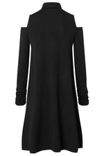 Afbeelding in Gallery-weergave laden, Jersey jurk/ zwart/MARIE
