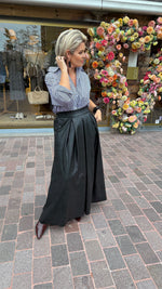 Afbeelding in Gallery-weergave laden, Rok/ zwart/leatherlook/ JACLYN
