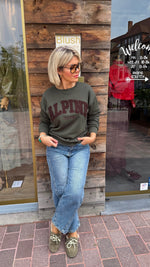 Afbeelding in Gallery-weergave laden, Sweater/ groen/ALPINE
