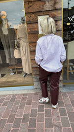 Afbeelding in Gallery-weergave laden, Broek/burgundy/ BLACK ROSE
