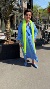 Jurk neon stripe/ LIV