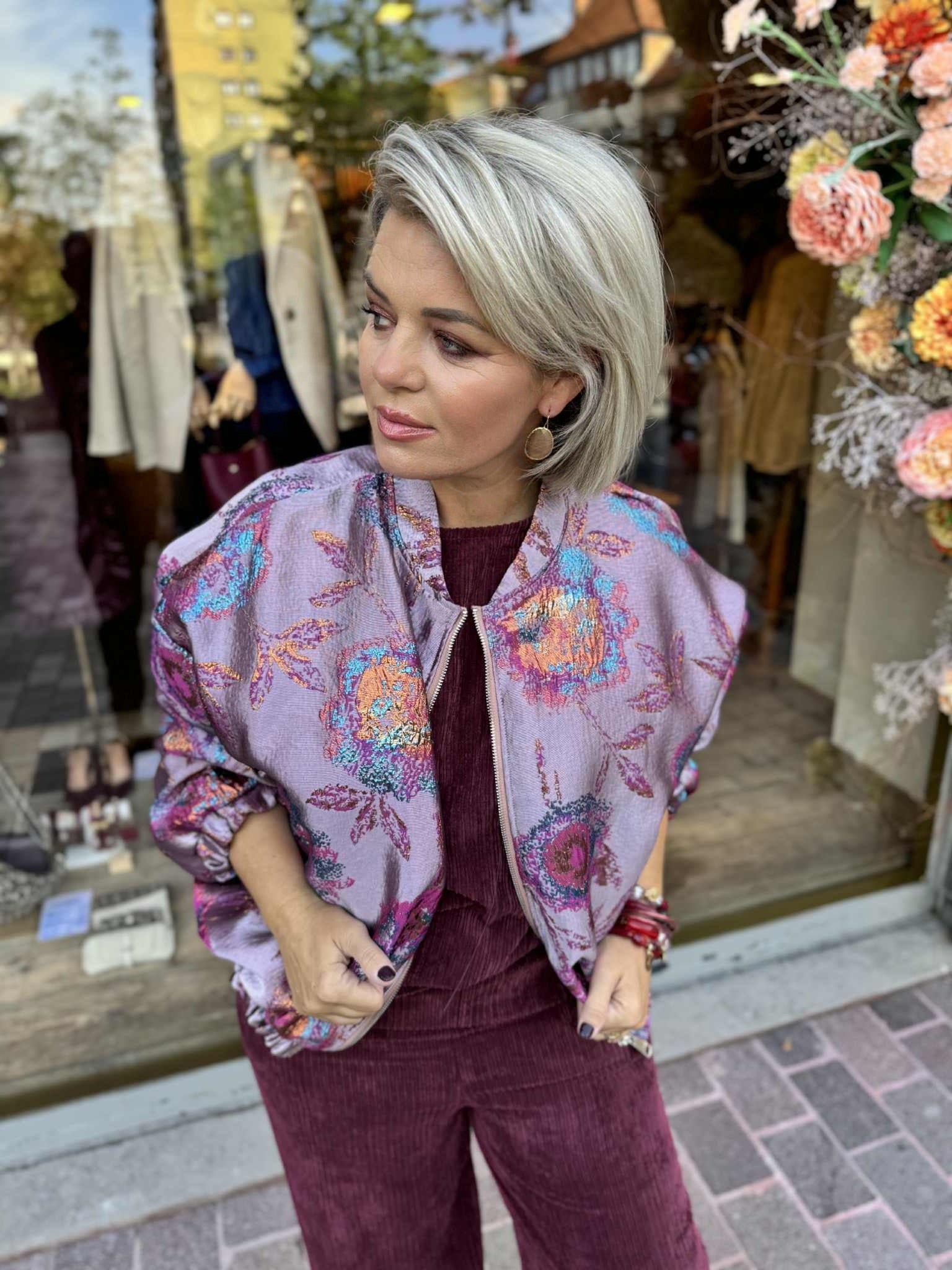 Bomber KIM/oud roze