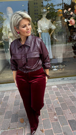 Afbeelding in Gallery-weergave laden, Jas/lederlook/MADDIE
