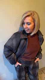 Afbeelding in Gallery-weergave laden, Bomber/ ruit/ LIZETTE
