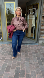 Afbeelding in Gallery-weergave laden, Hemd streep/ strik/ NALA
