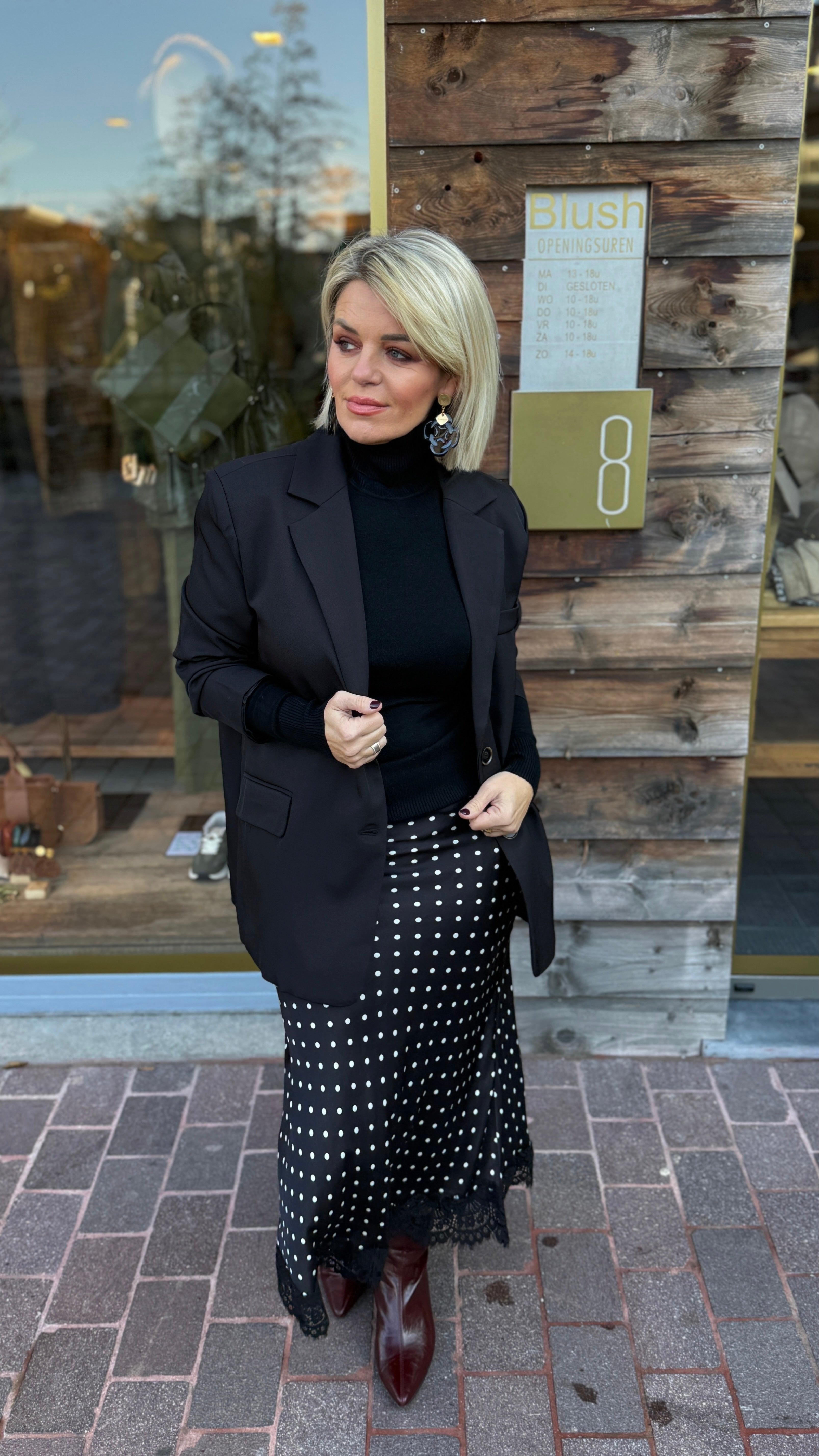 Oversized blazer zwart/JACKY