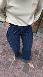 Afbeelding in Gallery-weergave laden, Jeans streep/ blauw/ JANE

