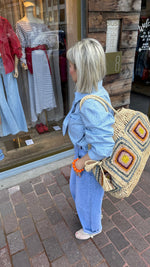 Afbeelding in Gallery-weergave laden, Hemd met das/ streep/ JANNE
