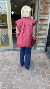 Bodywarmer/ bordeaux/ ANNA