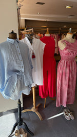 Afbeelding in Gallery-weergave laden, Linnen hemd/ oversized/SANTORINI
