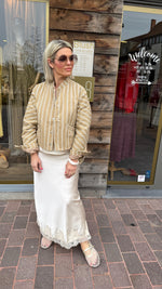 Afbeelding in Gallery-weergave laden, Vest/streep/beige/MILOU
