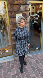 Afbeelding in Gallery-weergave laden, Ruiten jurk/ MICHELLE
