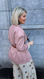 Afbeelding in Gallery-weergave laden, Blazer met riem/ LENA
