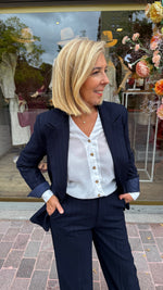 Afbeelding in Gallery-weergave laden, Blazer streep/MYRTHE
