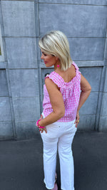 Afbeelding in Gallery-weergave laden, Top Vichy ruit/LEA
