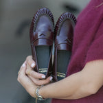 Afbeelding in Gallery-weergave laden, Lederen penny loafer/CATHERINE
