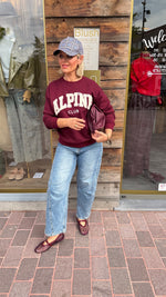 Afbeelding in Gallery-weergave laden, Sweater/ bordeaux/ ALPINE
