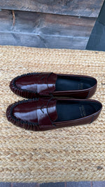 Afbeelding in Gallery-weergave laden, Lederen penny loafer/CATHERINE
