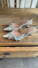 Afbeelding in Gallery-weergave laden, Slingback/ metallic zilver/JANE
