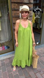 Afbeelding in Gallery-weergave laden, Beach jurk/SAN ANTONI/ groen
