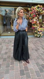 Afbeelding in Gallery-weergave laden, Rok/ zwart/leatherlook/ JACLYN
