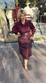 Afbeelding in Gallery-weergave laden, Vegan leather rok/ JASPRE/ NEVER FULLY DRESSED
