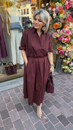 Afbeelding in Gallery-weergave laden, Rok /GEORGETTE/ MARRON
