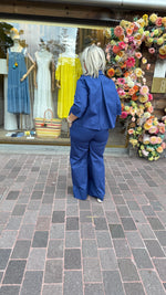 Afbeelding in Gallery-weergave laden, Blouse/blauw/LAO/BLACK ROSE
