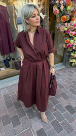 Afbeelding in Gallery-weergave laden, Rok /GEORGETTE/ MARRON

