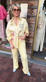 Afbeelding in Gallery-weergave laden, Hemd/ krab/ geel
