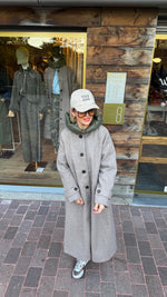 Afbeelding in Gallery-weergave laden, Jas met kap/ taupe/ MARIE
