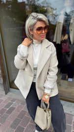 Afbeelding in Gallery-weergave laden, Blazer/ beige/ROMEE
