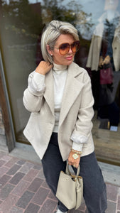 Blazer/ beige/ROMEE