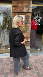 Afbeelding in Gallery-weergave laden, Zwarte blazer/ SANDRINE
