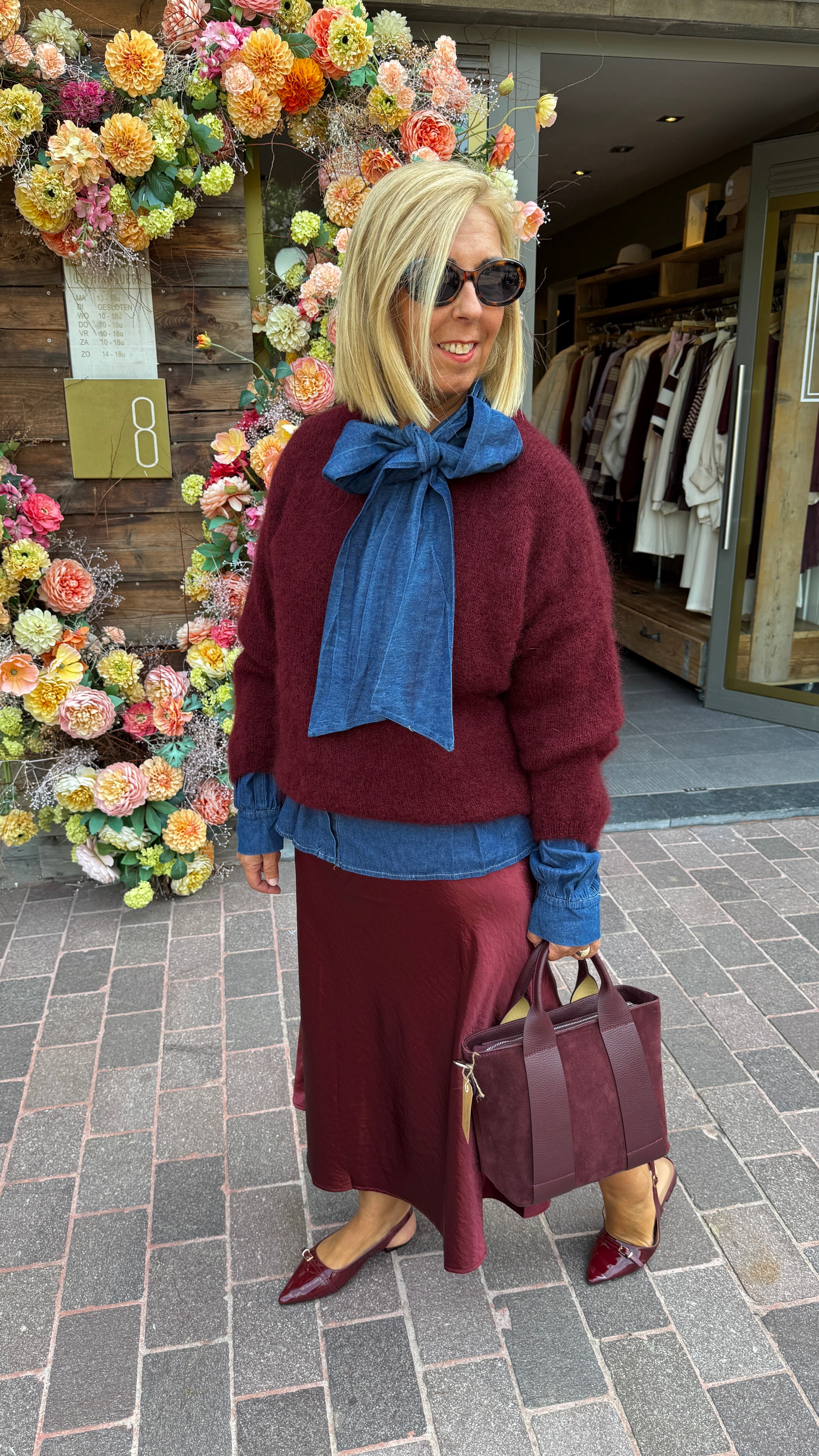 Jeanshemd strik/LAURE