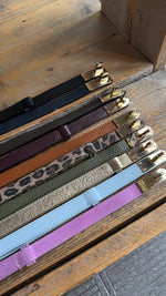 Afbeelding in Gallery-weergave laden, Lederen riem/ JUSTINE
