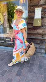Afbeelding in Gallery-weergave laden, Maxidress/palmboom/ SANTA AURELIA
