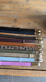 Afbeelding in Gallery-weergave laden, Lederen riem/ JUSTINE
